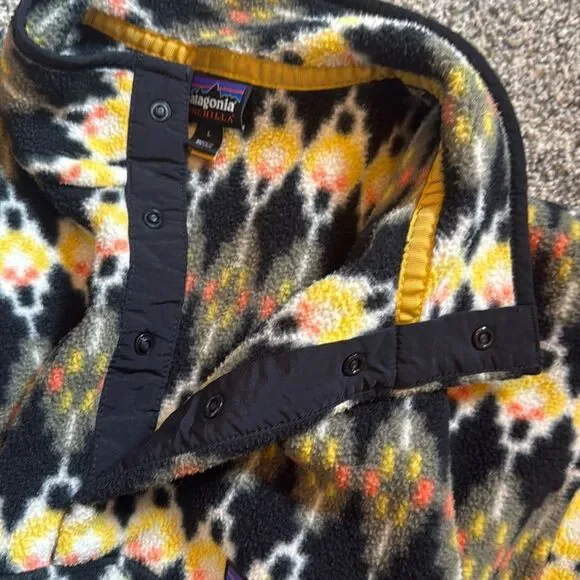 Patagonia Synchilla Forest Carpet RARE limited Edition men’s Large - Picture 8 of 8